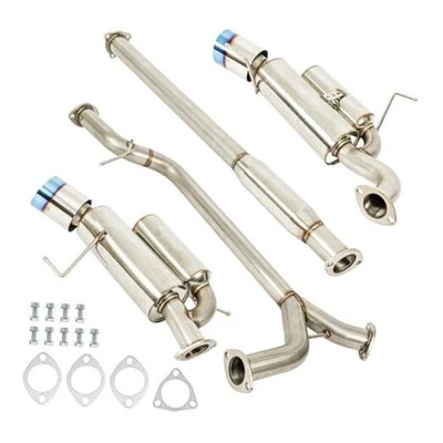  Sistema Cat-Back, Sistema de escape trasero Cat de acero inoxidable apto para TSX (2004-2008) Foto 1 de 4