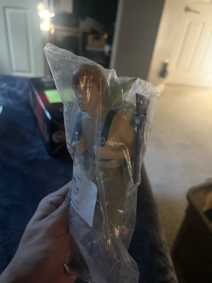 Star Wars Luke Skywalker Con Estatuilla YODA Degobah Entrenamiento 1995 Aplausos Vinilo Foto 1 de 1