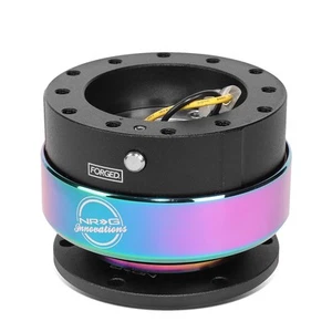 Steering Wheel Quick Release Kit, Black Body, Neo Chrome Ring, 6x70mm & 6x74m... - Picture 1 of 7