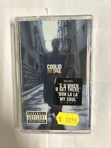 COOLIO My Soul 1997 NEW SEALED Cassette Tape Original PA Explicit Version - Picture 1 of 5