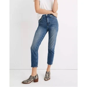Madewell The High-Rise Slim Crop Boyjean Jeans Blau AF704 Damen Größe 26 - Bild 1 von 11