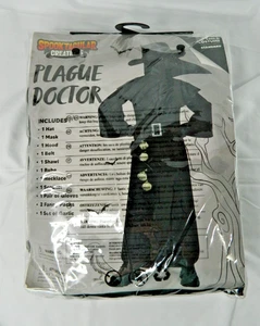 Spooktacular Absolute Vibe Plague Doctor Halloween Kostüm für Kinder Standard - Bild 1 von 5