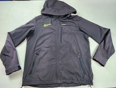 Rossignol Dry Hombres Negro Esquí Snowboard Chaqueta con Capucha Grande Teva Mt. Games Vail Foto 1 de 4