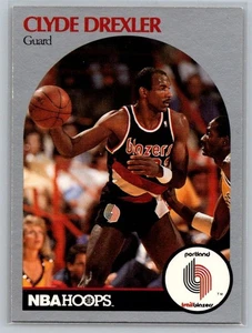 1990 NBA Hoops Clyde Drexler #245 - Picture 1 of 2