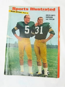 1966 Sports Illustrated 1 of 2 Green Bay's Hornung & Taylor Bear Bryant Part 2 - Bild 1 von 9