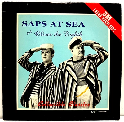 Laurel & Hardy: Saps at Sea Laserdisc 1985 Foto 1 de 4