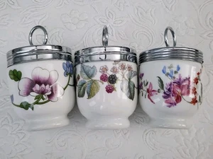 Vintage Royal Worcester Menge 3 Egg Coddlers 3" England - Bild 1 von 12