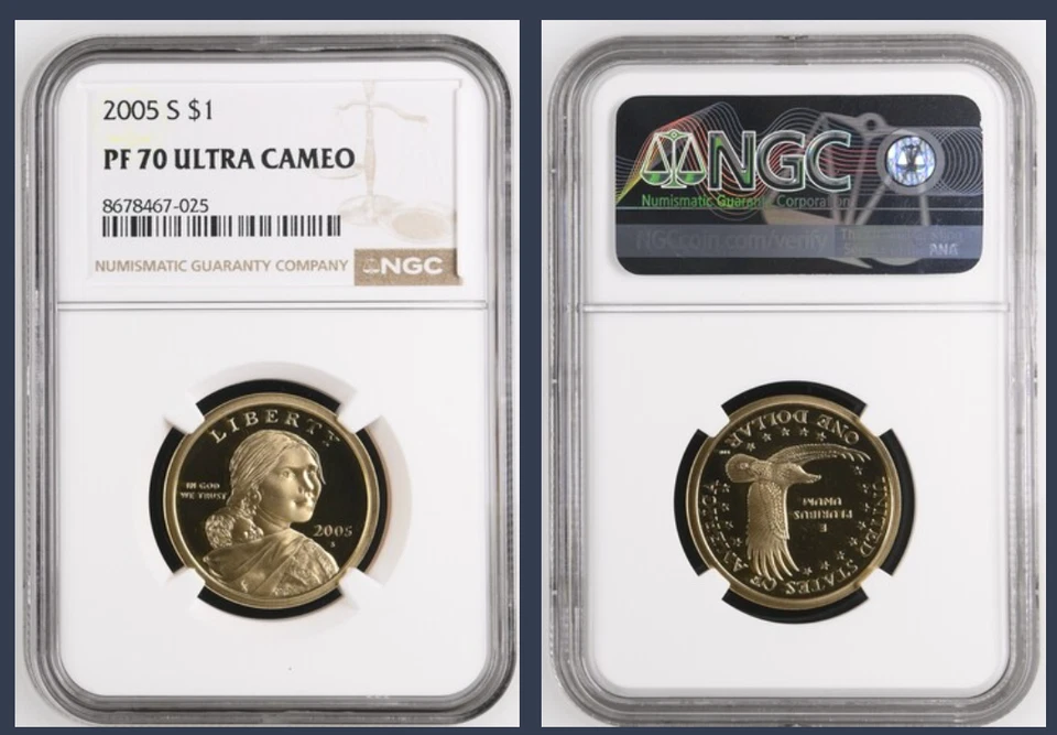 2005-S Sacagawea Native American Dollar NGC PF 70 Ultra Cameo - Image 1 of 1