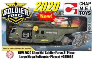 NUEVO 2020 Chap Mei Soldier Force 31 piezas grande mega helicóptero juego #545068 - Imagen 1 de 20