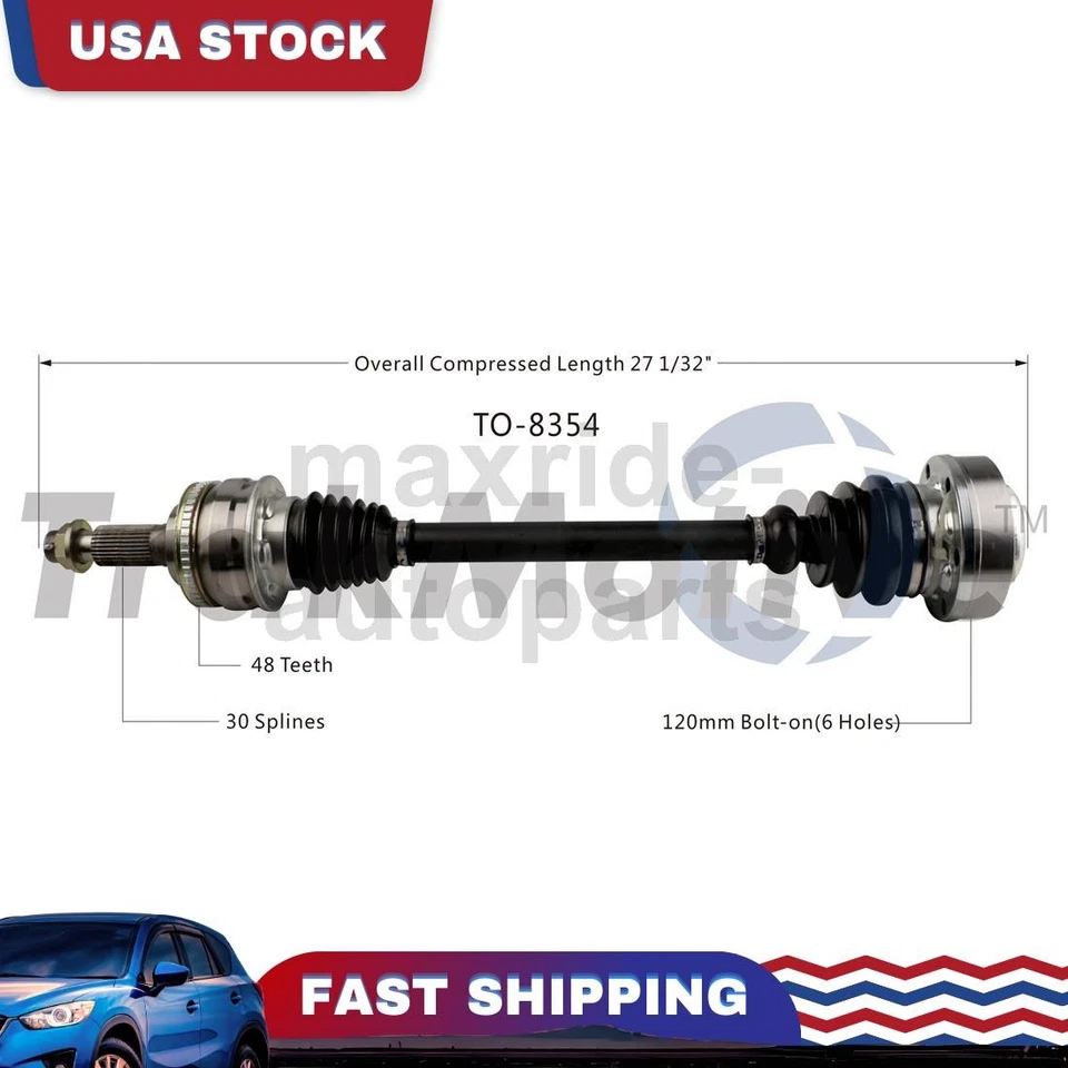 Rear Left Driver Side CV Axle Joint Fits 1990 1991 1992 1993 1994 Lexus LS400 - Image 1 of 1