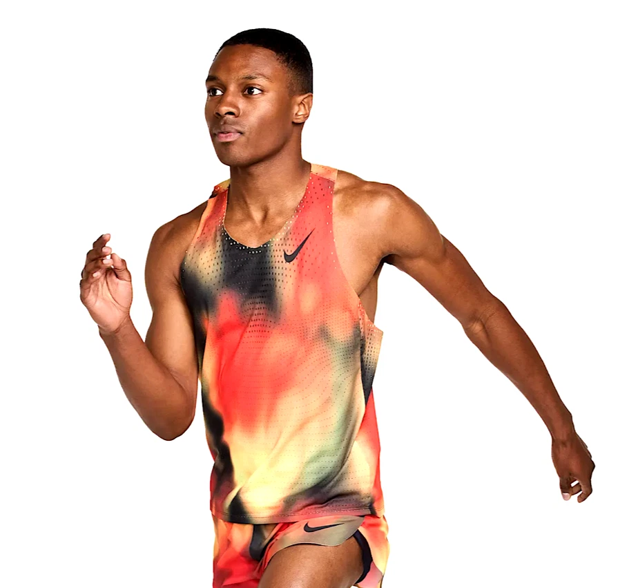 Nike AeroSwift Elite Entry Dri-FIT ADV Running Tank Top HJ3380-736 Mens Sz S