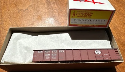 Accurail HO Kit #3707 41’ AAR Steel Gondola Pennsylvania 390274 NOS NY - Image 1 of 4