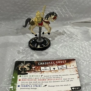 HorrorClix ~ Figurina CAROUSEL GHOST #097 HeroClix 2007 Edizione da Collezione - Foto 1 di 4