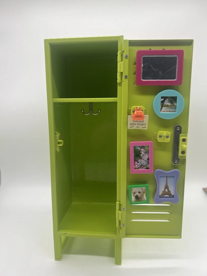 American Girl Truly Me Lime Green Locker Includes Locker w/ Mirror Pictures 2013 - Image 1 of 4