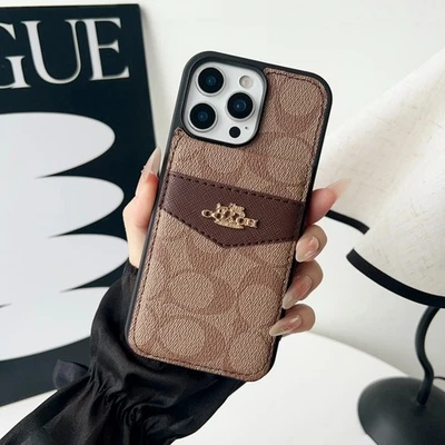 Para iPhone 17 16 15 14 Plus 13 12 Pro Max Estuche a prueba de golpes Billetera Portatarjetas de identificación Foto 1 de 4