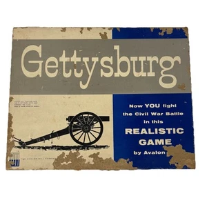 A. H. Vtg 1958 Edition Civil War Battle Game GETTYSBURG - May Not Be Complete - Picture 1 of 8