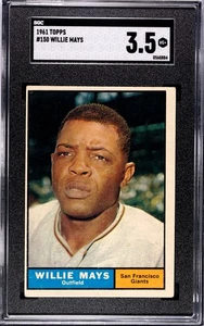 1961 Topps #150 Willie Mays - San Francisco Giants - SGC 3.5 - Picture 1 of 2