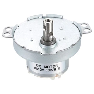 Motor de baja velocidad JS-50T Motor eléctrico Motor de engranaje cepillado, motor de 12 V CC 50 RPM - Imagen 1 de 6