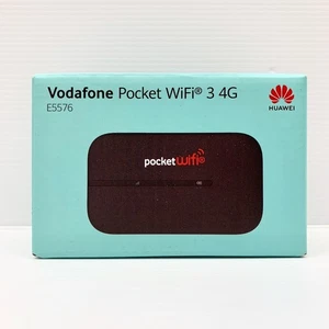 Vodafone Pocket WiFi 3 4G E5576 Mobile Router E5576-856 Black Brand New & Sealed - Picture 1 of 6
