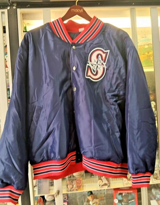 Official MLB Seattle Mariners Baseball Gonzaga bomber jacket adult XXL NEW - Image 1 of 4
