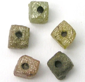 7+ Quilates Suelto Natural Rough Diamantes Diamante Cuentas - Picture 1 of 1