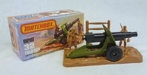Matchbox Superfast MB32e Field Gun with Dark Tan Display [LH] - Picture 1 of 1