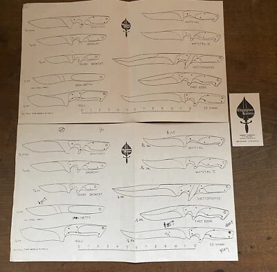 FOLLETO CATÁLOGO CUCHILLO HECHO A MANO ROBERT CHAMPION. CUCHILLOS TEXAS PERSONALIZADOS Foto 1 de 4