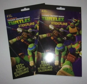 Nickelodeon Teenage Mutant Ninja Turtles Stickerland Booklet X2 NEU - Bild 1 von 5