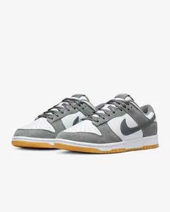 Nike Dunk Low Smoke Grey Gum 3M Swoosh FV0389-100 SIZE 10 - Picture 1 of 1