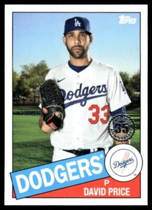 2020 Topps Update #85TB-21 David Price 1985 Topps Baseball 35th Anniversary - Bild 1 von 2