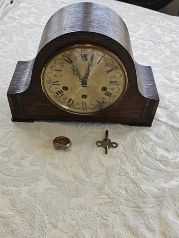 Antique Seth Thomas 8 Day Westminster Chime Bracket /Shelf Clock "Working" Cover
