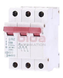 Klöckner Moeller FAZG 20 Flachautomat miniature circuit breaker Schütz G20A 3pol - Bild 1 von 5