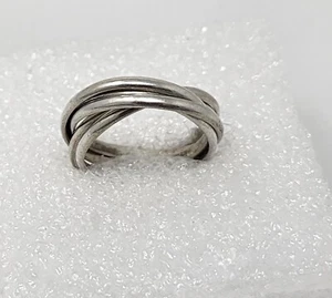 VINTAGE STERLINGSILBER RING .925 NACHLASSFUND 5,2 GRAMM - Bild 1 von 2