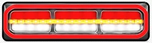 PAIR LED COMBO LIGHTS STOP/TAIL/SEQUENTIAL INDICATOR/REVERSE 38541ARWM - Picture 1 of 4