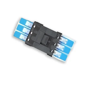 5x Durchgangs-Steckverbinder 3-polig, 0,5-2,5mm², max. 250V/10A (5 Stück) - Bild 1 von 2