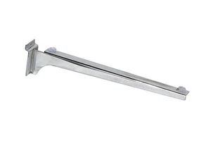 Slatwall Brackets- Chrome- 400mm - Picture 1 of 3