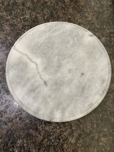 Marble Lazy Susan 12”  Real Marble - Picture 1 of 3