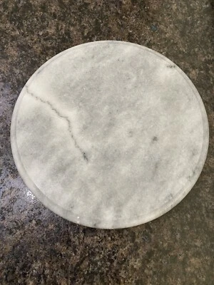 Marble Lazy Susan 12”  Real Marble - Image 1 of 3