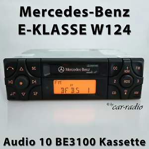 Genuine Mercedes Audio 10 BE3100 Becker W124 Radio Cassette E-Class Car Stereo - Picture 1 of 8