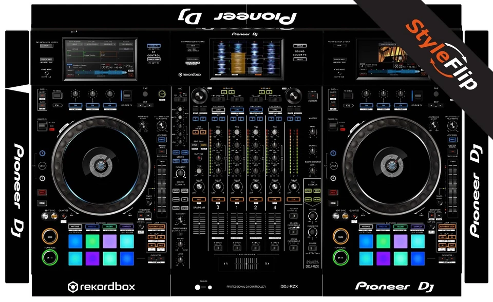 Pioneer DDJ-RZX | Black | Protective Decal | StyleFlip Skins