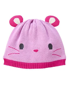 NWT GYMBOREE Woodland Wonder  MOUSE FACE SWEATER HAT 2T-3T - Picture 1 of 1