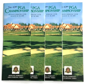 Hojas de emparejamiento oficiales del campeonato PGA 2001 Atlanta Athletic Club C5 - Imagen 1 de 5