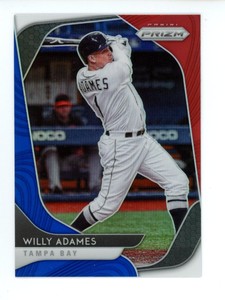 2020 Panini Prizm Red, White and Blue Prizm  Willy Adames #5 Tampa Bay Rays