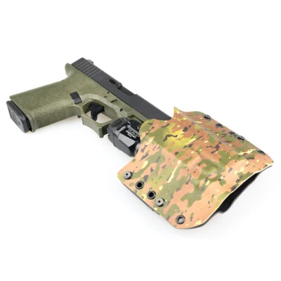 OWB Kydex Holster for Handguns with a Streamlight TLR-7/7A - MULTICAM - Image 1 of 3