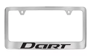 Dodge Dart Chrome Plated Brass Metal License Plate Frame Holder - Picture 1 of 1