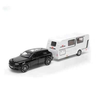1:32 Rolls Royce Cullinan Trailer Alloy Model Car Toy Diecast Sound Light Car - Image 1 of 4
