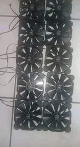 Set of 10 fans new Corsair 140mm ,12v DC 0.3A. 4pins 31007396 - Afbeelding 1 van 3