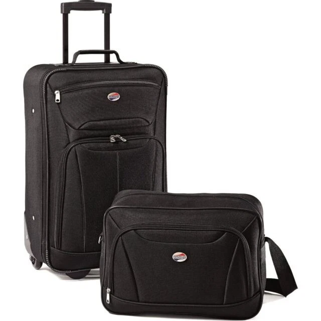 American Tourister Fieldbrook II Softside Luggage Set - Black (Set of 2)