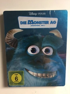 Monsters, Inc. (Blu-ray, 2-Disc, 2011) German Import Steelbook NEW - Image 1 of 2