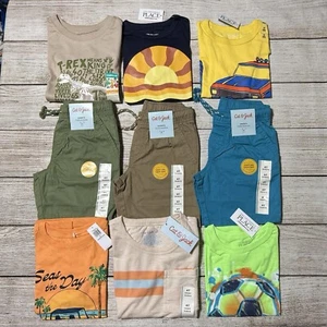 Toddler Boy Lot Of Clothes Size 4T. NWT! 9 Pieces For Spring And Summer. Casual - Picture 1 of 24